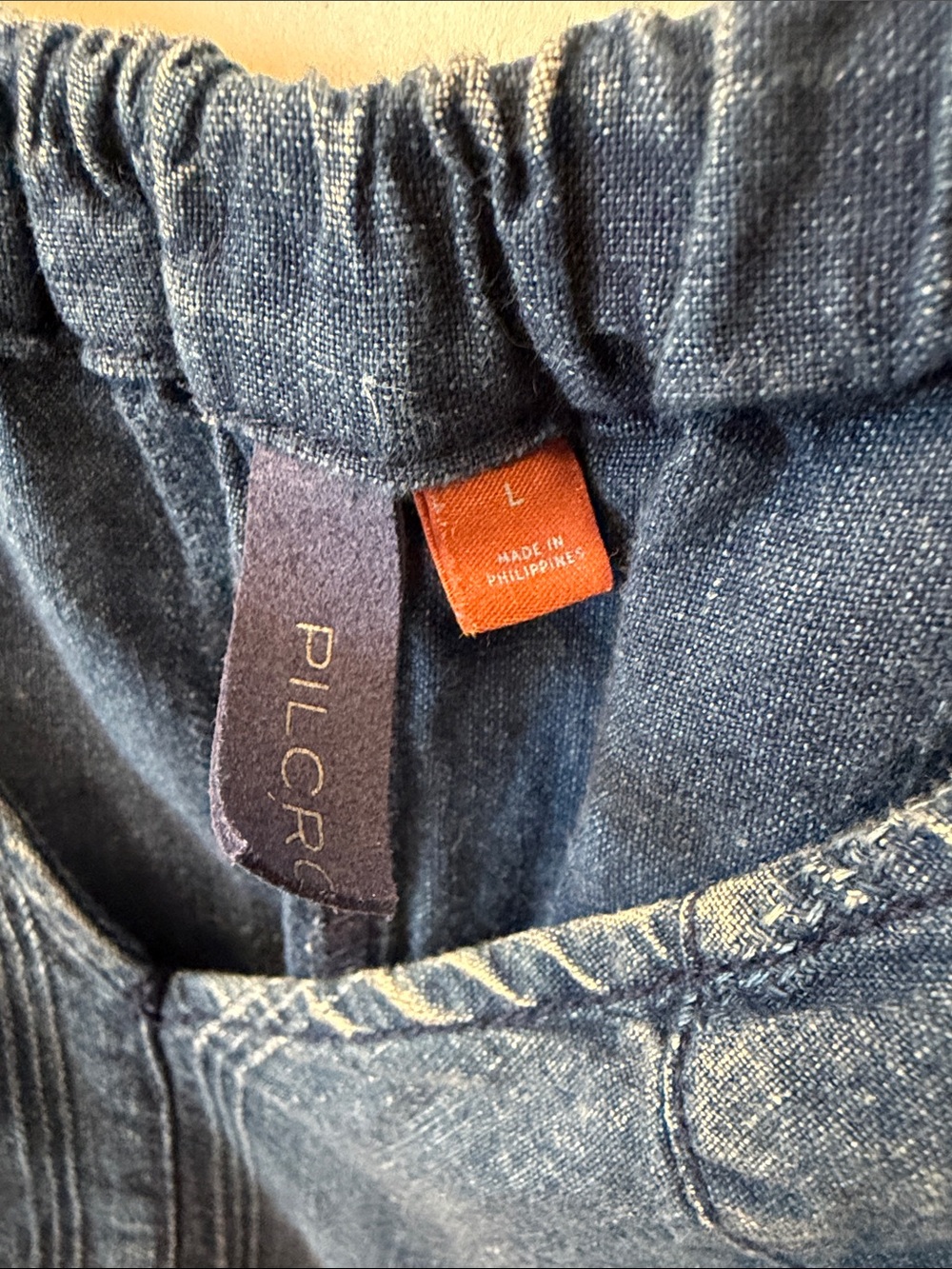 Pilcro Indigo Denim-Style Women’s One-Piece Romper- Anthropologie- Pilcro - Picture 3 of 3
